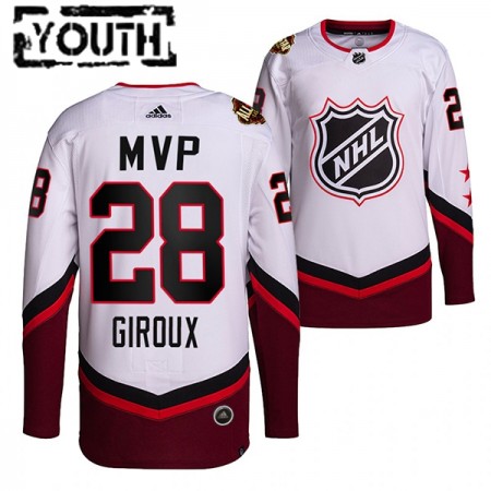 Kinder Eishockey Philadelphia Flyers Trikot Claude Giroux 28 MVP 2022 NHL All-Star Weiß Authentic